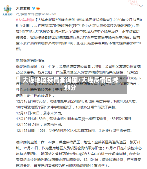 大连地区疫情查询图/大连疫情区域划分-第2张图片