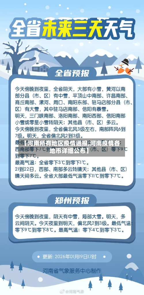 【河南所有地区疫情通报,河南疫情各地市详细公布】