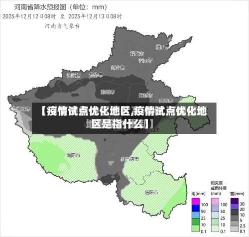 【疫情试点优化地区,疫情试点优化地区是指什么】