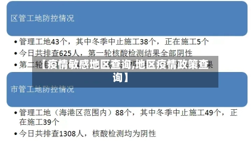 【疫情敏感地区查询,地区疫情政策查询】-第3张图片